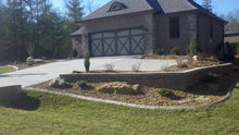 Load image into Gallery viewer, waterfeature retainer wall patio outdoor kitchen New construction Low Voltage Lighting Landscaping Landscapes Irrigation Hardscaping Glade fireplace firepit faux rock Fairfield curb Cumberland county Crossville Landscaping Crossville concrete