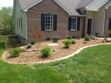 Load image into Gallery viewer, waterfeature retainer wall patio outdoor kitchen New construction Low Voltage Lighting Landscaping Landscapes Irrigation Hardscaping Glade fireplace firepit faux rock Fairfield curb Cumberland county Crossville Landscaping Crossville concrete