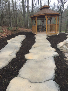 waterfeature retainer wall patio outdoor kitchen New construction Low Voltage Lighting Landscaping Landscapes Irrigation Hardscaping Glade fireplace firepit faux rock Fairfield curb Cumberland county Crossville Landscaping Crossville concrete