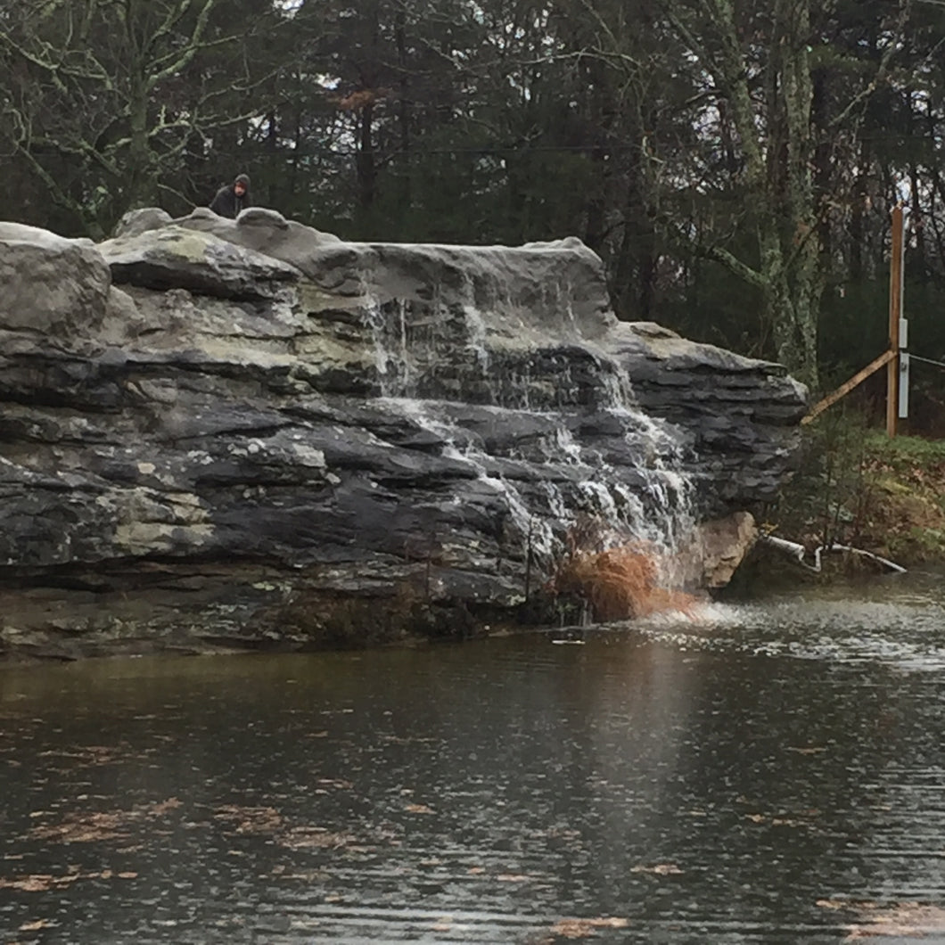 waterfeature retainer wall patio outdoor kitchen New construction Low Voltage Lighting Landscaping Landscapes Irrigation Hardscaping Glade fireplace firepit faux rock Fairfield curb Cumberland county Crossville Landscaping Crossville concrete