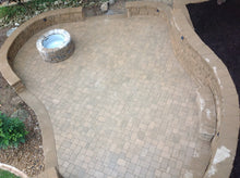 Load image into Gallery viewer, waterfeature retainer wall patio outdoor kitchen New construction Low Voltage Lighting Landscaping Landscapes Irrigation Hardscaping Glade fireplace firepit faux rock Fairfield curb Cumberland county Crossville Landscaping Crossville concrete